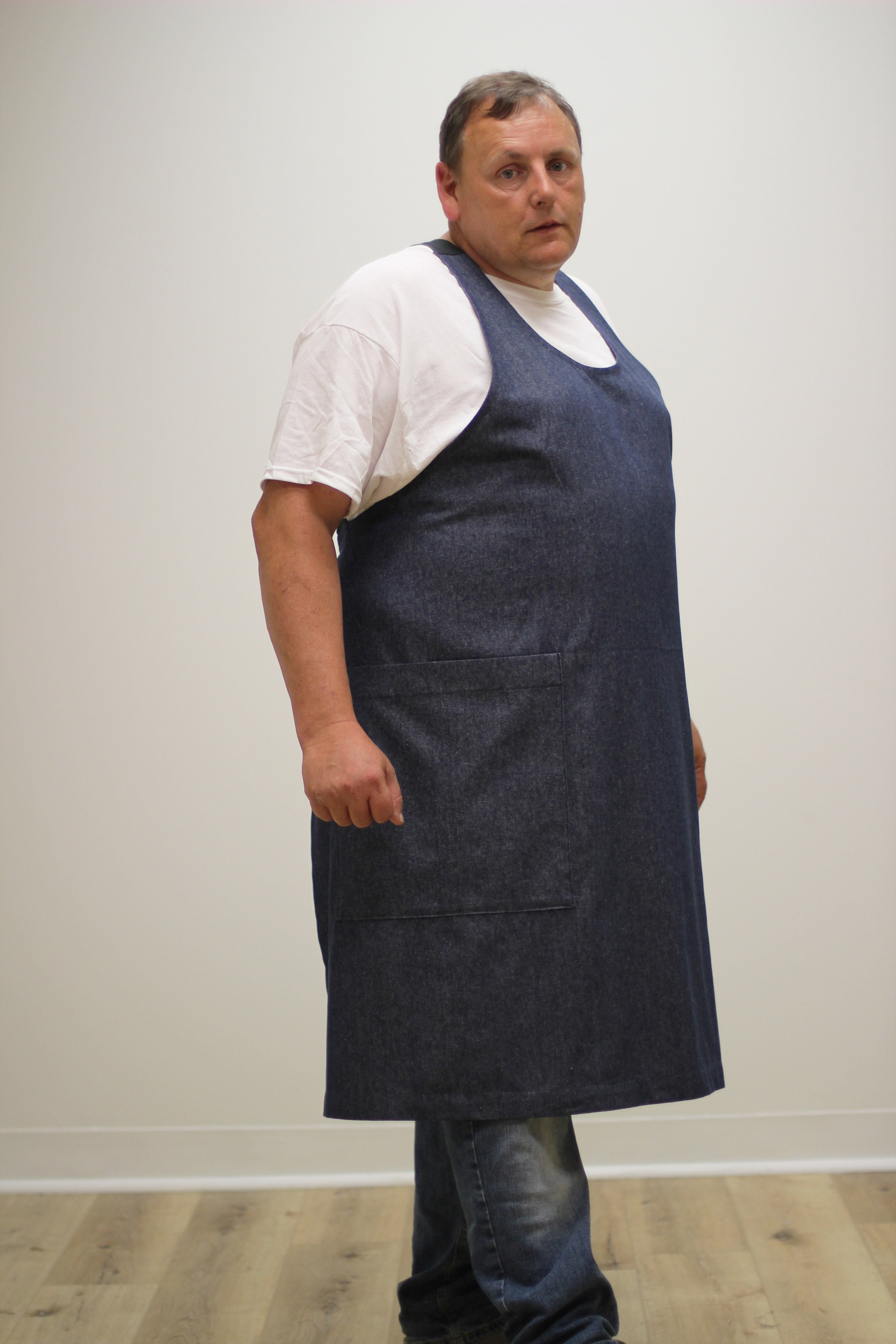 Denim on sale chef apron