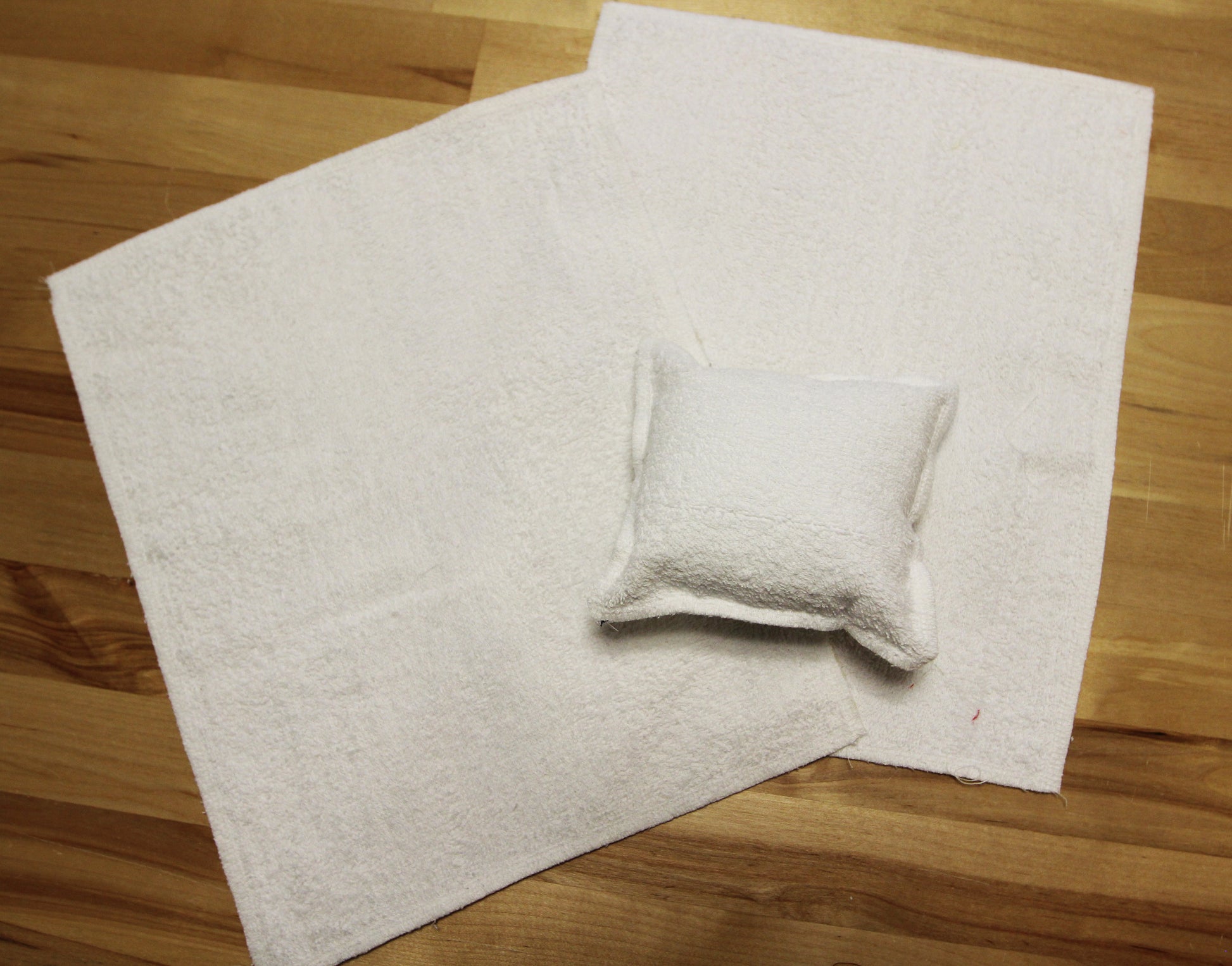 Kitchen Towel Set  back terrycloth side.